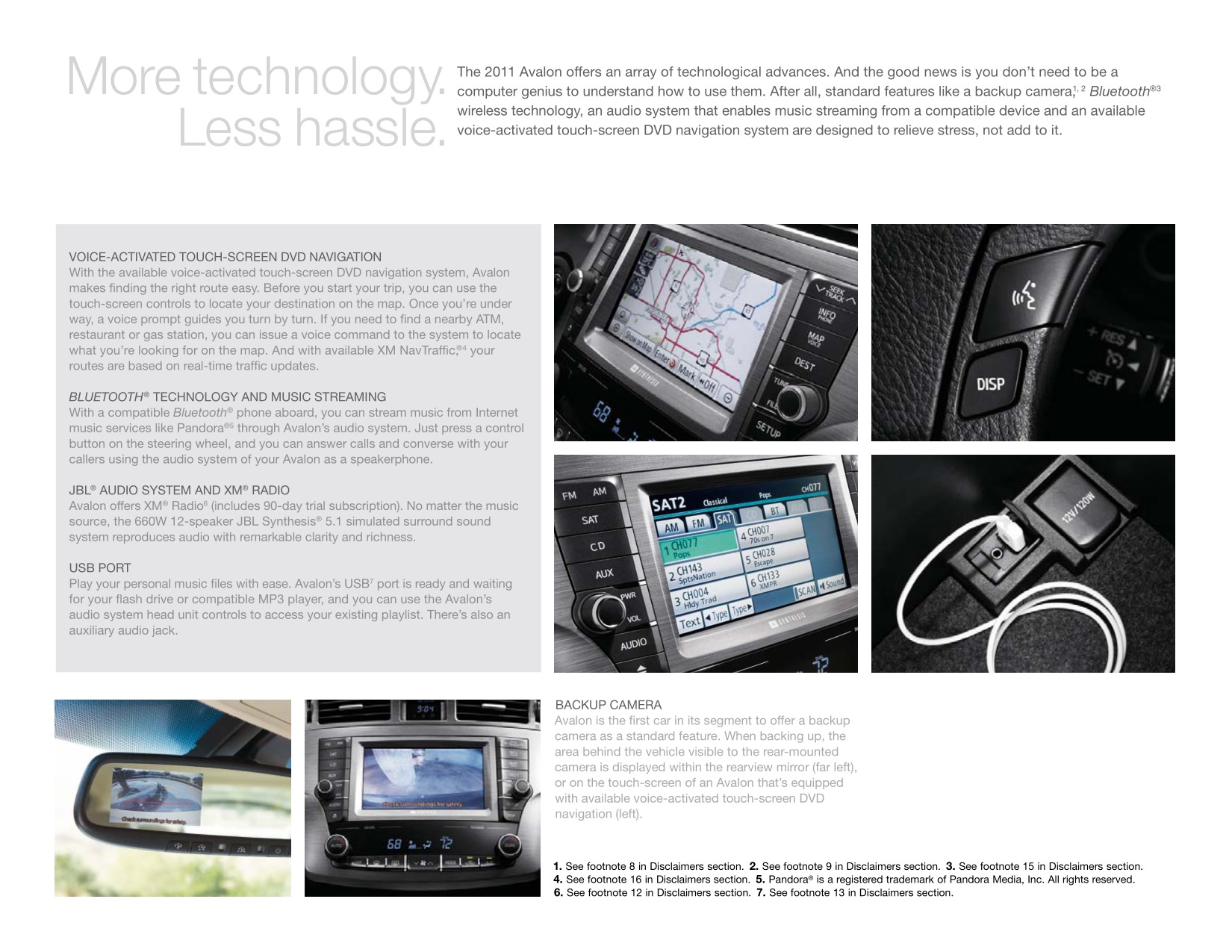 2011 Toyota Avalon Brochure Page 9